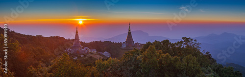 Pagoda on the top of mountain © SANCHAI