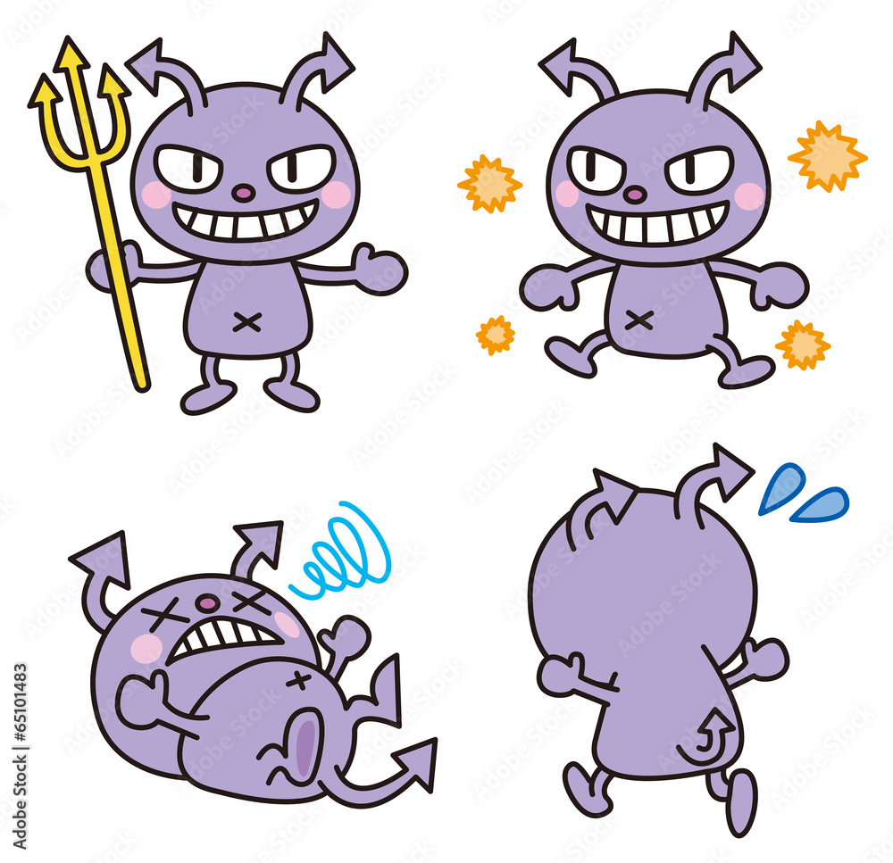 バイキンキャラクター Stock イラスト Adobe Stock