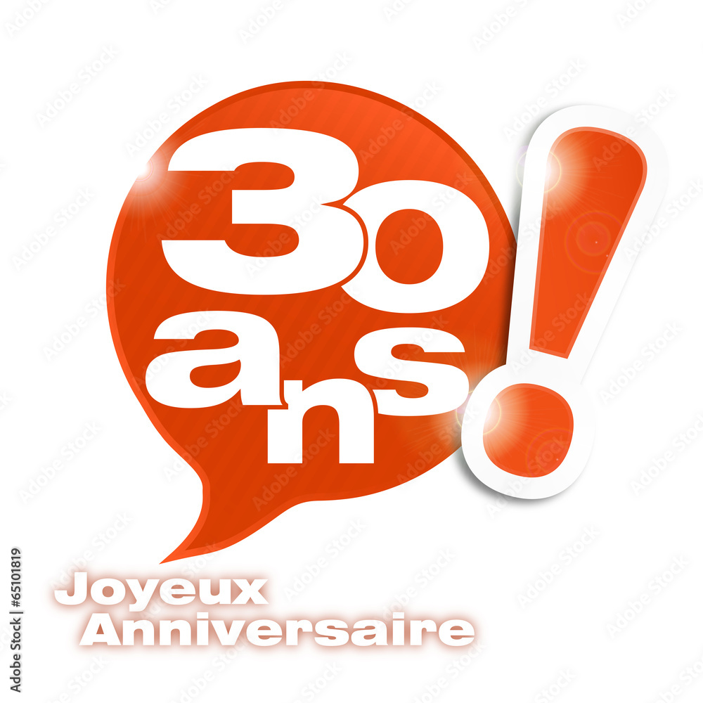 bulle mosaïque : anniversaire 30 ans (cs5)
