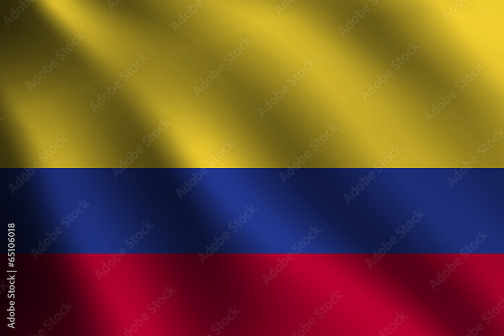 Fototapeta premium COLOMBIA flag