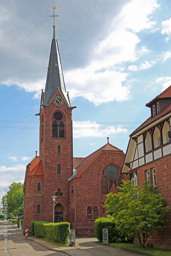 Obraz premium Kirche in Palmbach