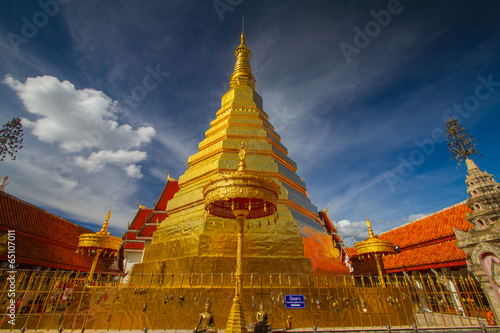 Wat Phra That Cho Hae Temple, Phare, Thailand photo