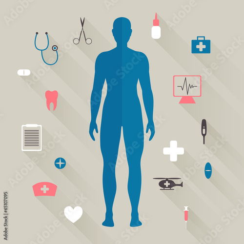 Vector Illustration of Medical Icons