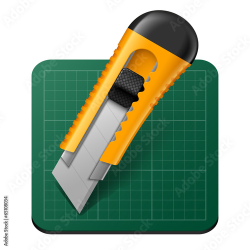 Cutter en planche à découpe vectoriels 1
