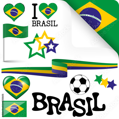 collection - Brasil icons and marketing accessories