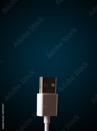 Electric cable with copy space