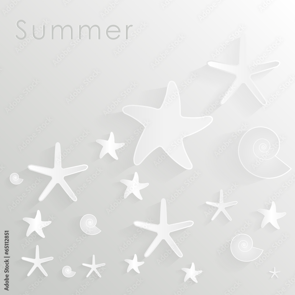 Obraz premium Summer holidays typography background