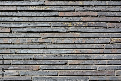 Stone wall with abstract pattern