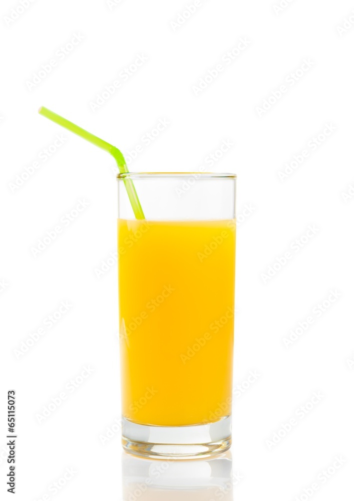 full glass of orange juice with straw full glass of orange juice with straw