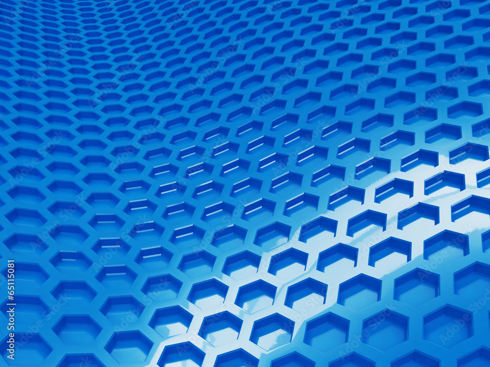 Elegant metallic background with hexagon grid Elegant metallic background with hexagon grid