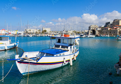 old port of Heraklion, Crete, Greece © neirfy