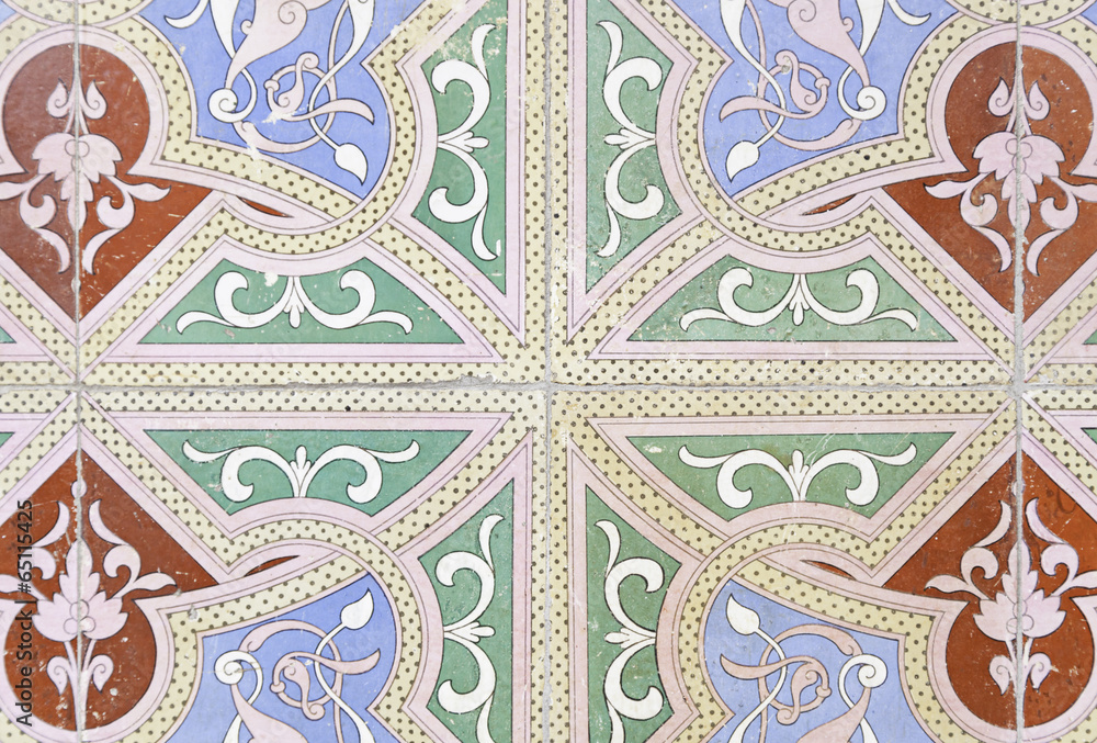 Typical old Lisbon tiles Typical old Lisbon tiles
