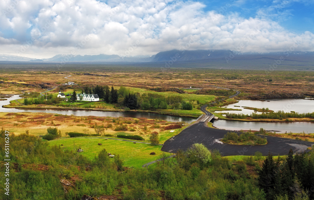 Fototapeta premium Thingvellir, Iceland