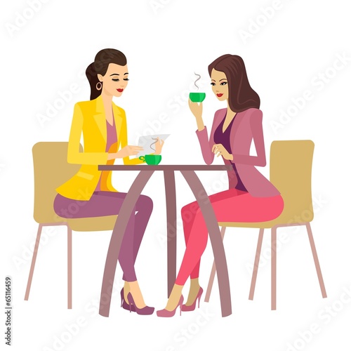 women chating