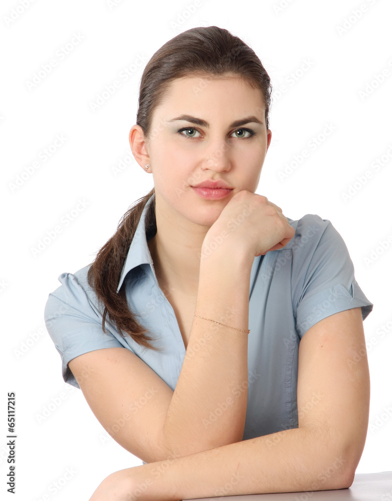 Portrait of a confident young woman standing Portrait of a confident young woman standing