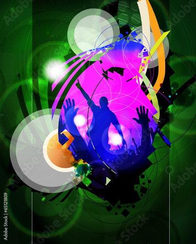 Music event background. Ready for poster. Vector