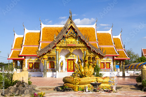 Pra That idyllic with golden architecture photo