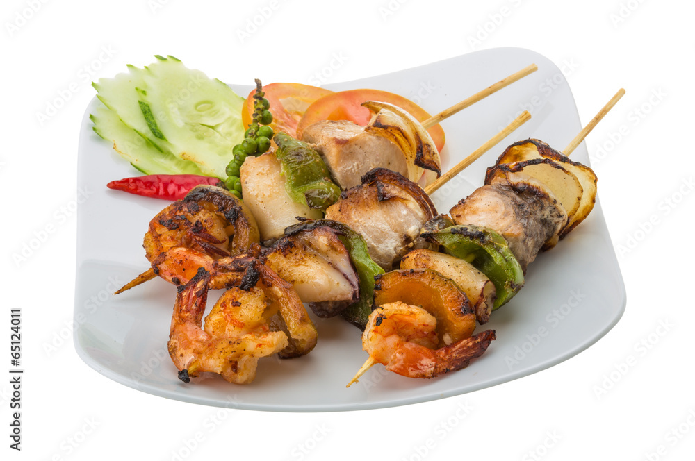 Seafood barbeque Seafood barbeque
