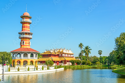 Bang Pa-In Royal Palace, Ayutthaya, Thailand. photo