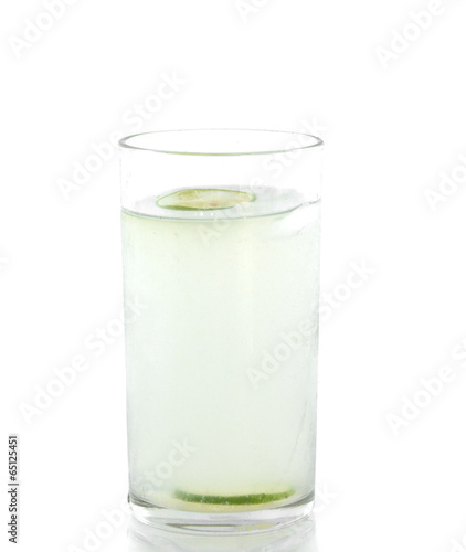 Lime juice in glass