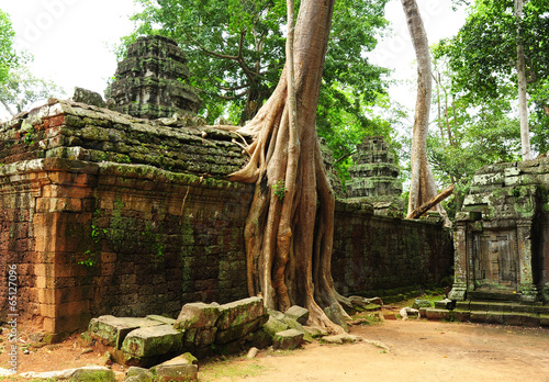 Ruin of Angkor Temple in Cambodia