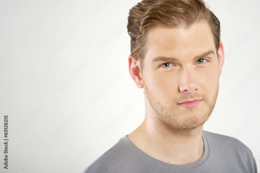 Fototapeta premium portrait of attractive young man