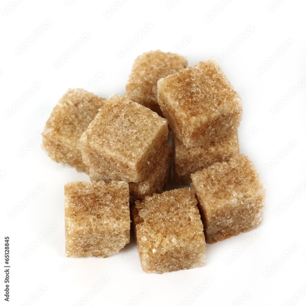 Brown cane sugar cubes Brown cane sugar cubes