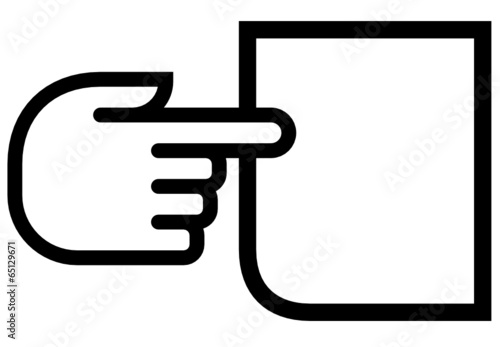 Follow rules vector icon