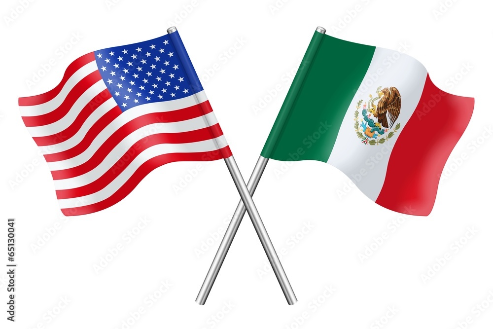 Mexican Flags Logo Graphics