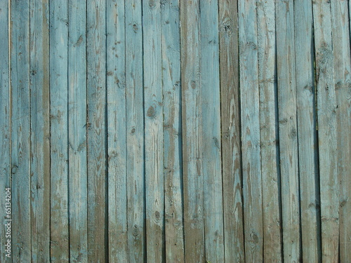 Винтаж голубой деревянный забор в деревне