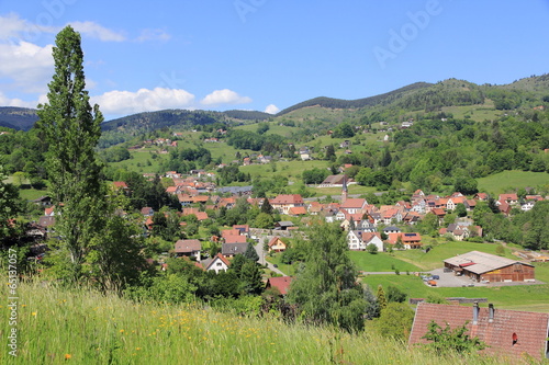 Soultzeren, village de la vallée de Munster en Alsace photo