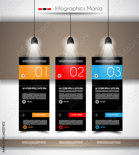 Infographic timeline with Gear mechanic concept