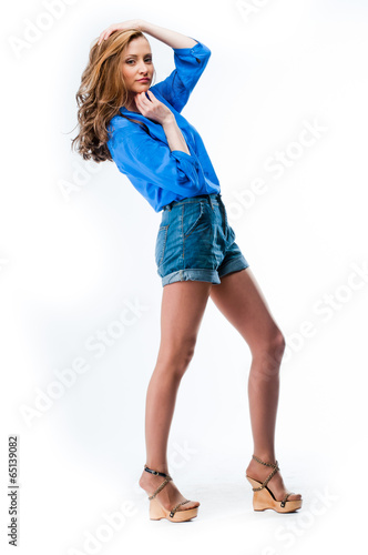Photo of a young and beautiful woman 