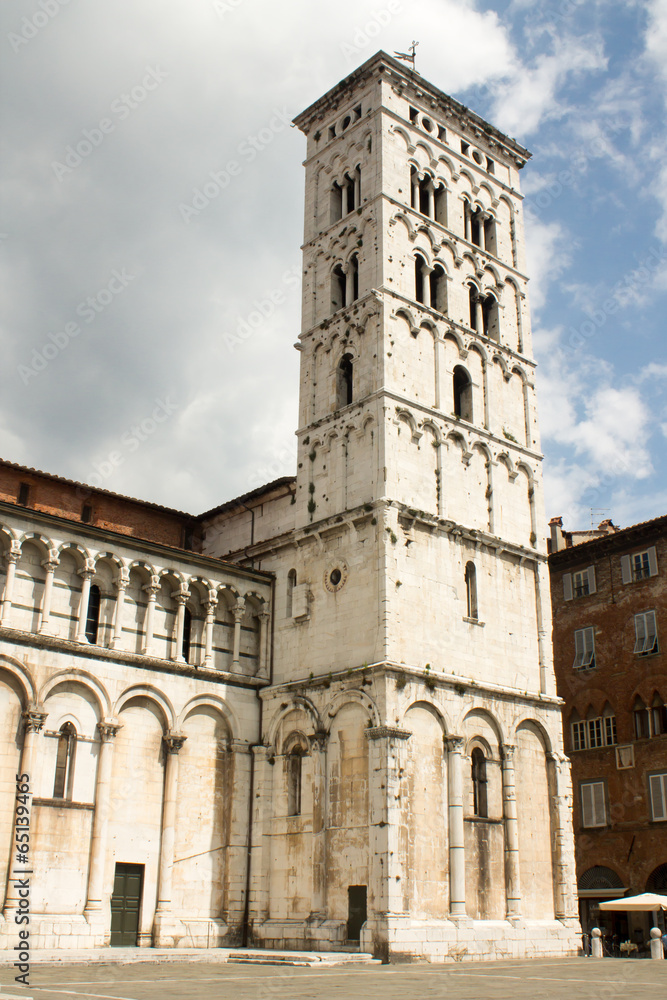 Tower of San Michele Basilica in Lucca
