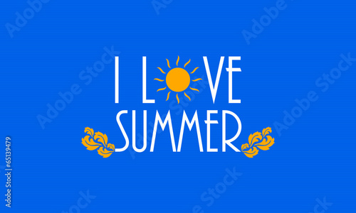 summer background, vector illustration, Eps10