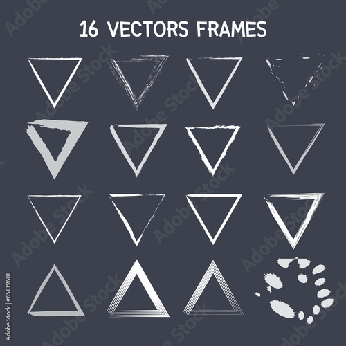 16 vector triangle frame