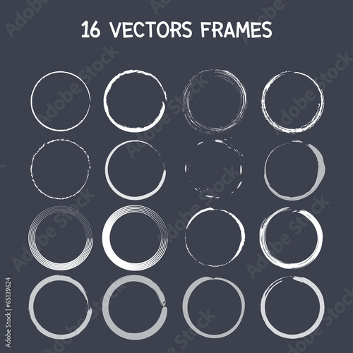 16 vector round frame
