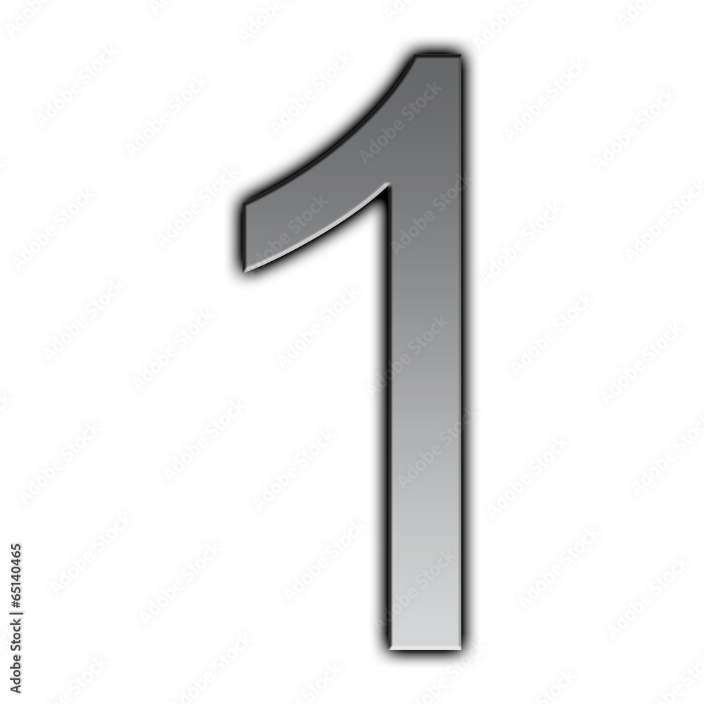 Illustration of metal font - 1 Illustration of metal font - 1