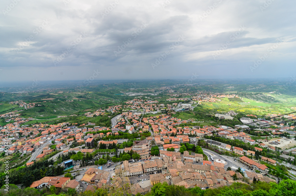 San Marino Aerial View