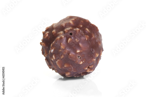 Praline schokolade isoliert