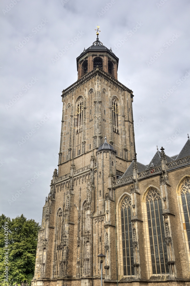 Church tower of Deventer, Holland