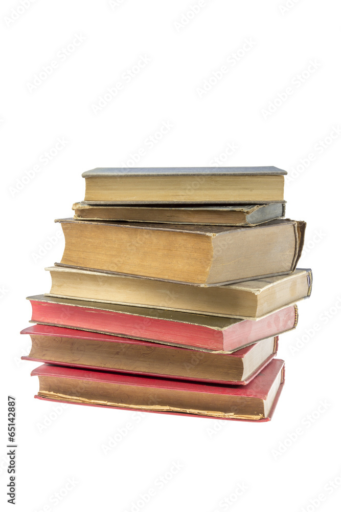 Stack of old books