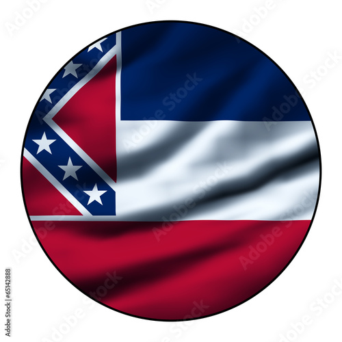 Illustration of a waving flag in a round circle - Mississippi Free Download Illustration of a waving flag in a round circle - Mississippi - GFXLoad