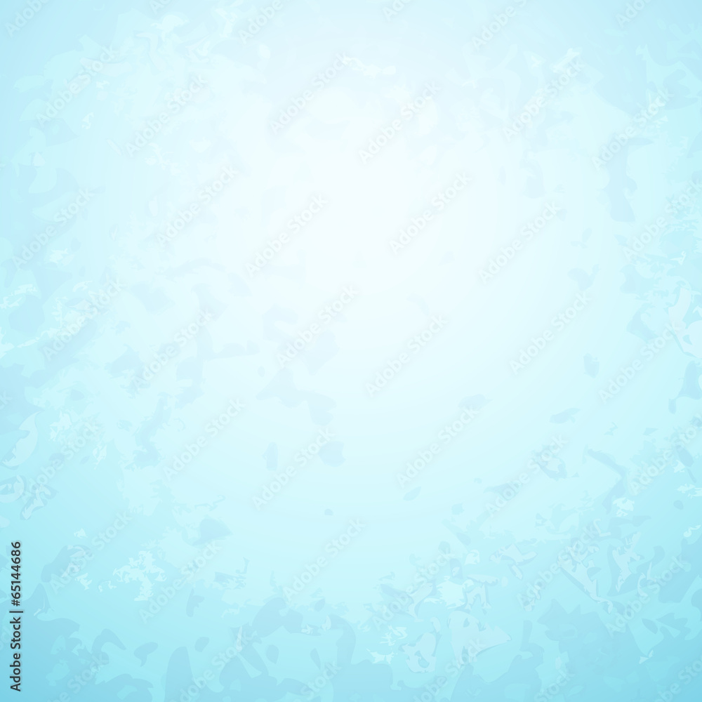 Abstract light blue paper background with bright center
