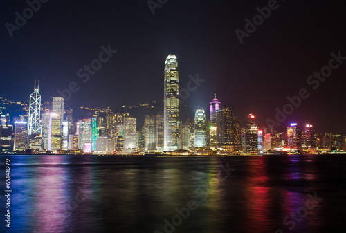 Skyscrapers and embankment of the modern city of China. © tvorecxtra