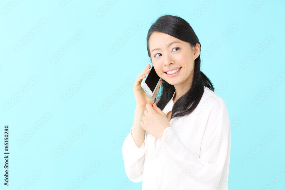 スマートフォン・若い女の子