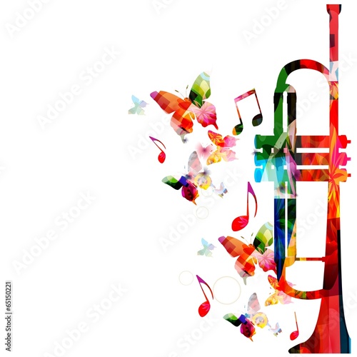 Colorful music background