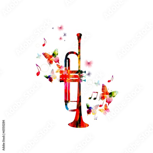Colorful music background