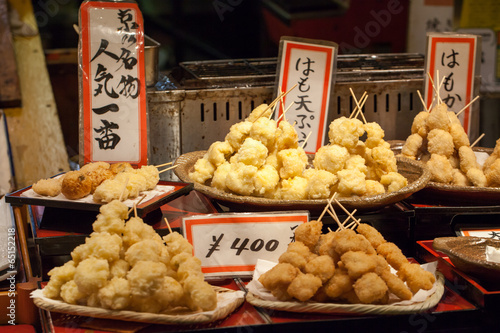 Photography Traditional market in Japan.