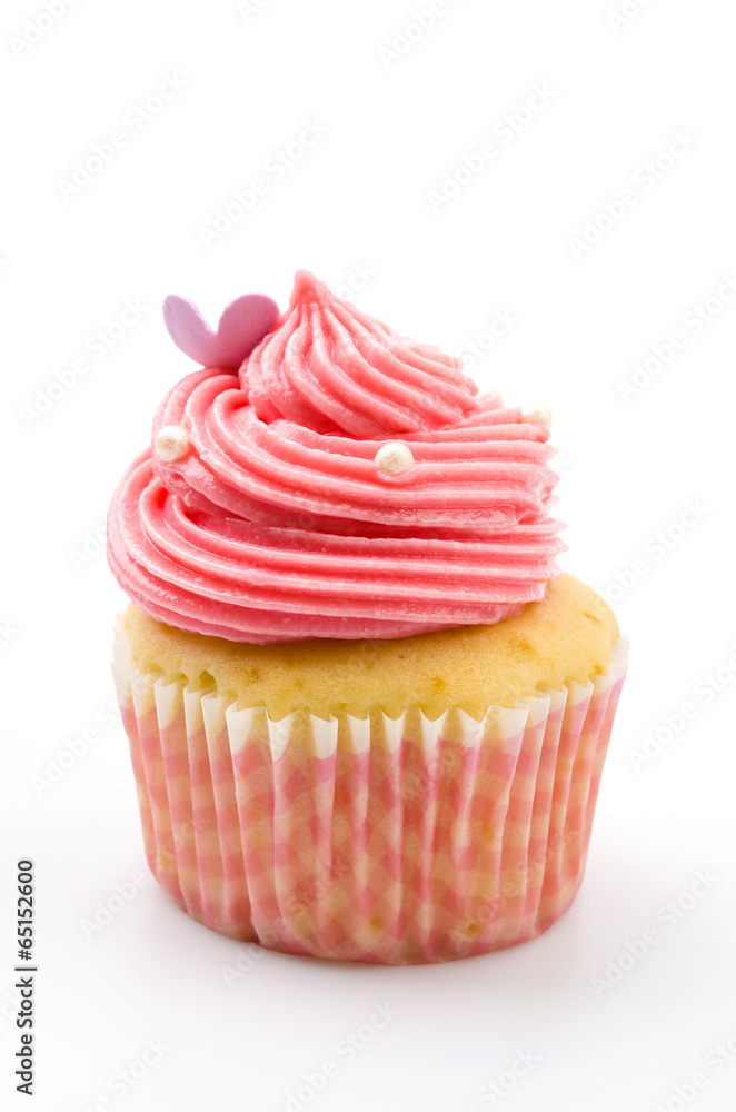 Vanilla cupcakes isolated white background Vanilla cupcakes isolated white background